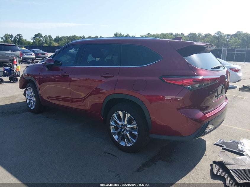2020 Toyota Highlander VIN 5TDYZRAHXLS028357 IAAI salvage auction — FRONT END, Salvage (South Carolina), sold $16,725 on 2026-07-29 (photo 3)