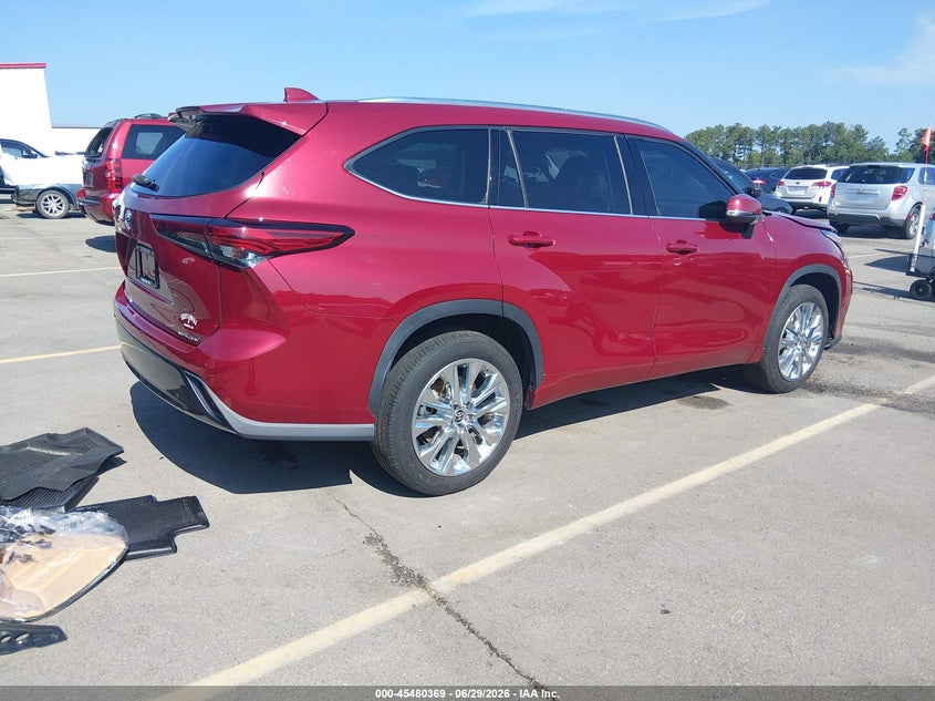 2020 Toyota Highlander VIN 5TDYZRAHXLS028357 IAAI salvage auction — FRONT END, Salvage (South Carolina), sold $16,725 on 2026-07-29 (photo 4)