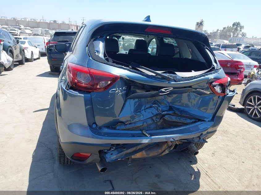 2016 Mazda Cx-5 VIN JM3KE4DY4G0618618 IAAI salvage auction — REAR END, Salvage (California), sold $2,750 on 2026-07-29 (photo 6)