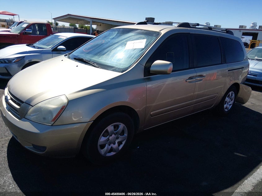 2008 Kia SEDONA VIN KNDMB233986244171 IAAI salvage auction — FRAME DAMAGE, Salvage (Nevada), sold $275 on 2026-07-12 (photo 2)