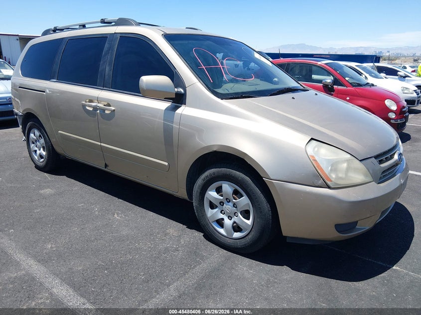 2008 Kia SEDONA VIN KNDMB233986244171 IAAI salvage auction — FRAME DAMAGE, Salvage (Nevada), sold $275 on 2026-07-12 (photo 1)