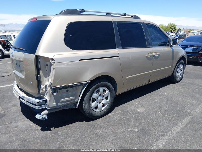 2008 Kia SEDONA VIN KNDMB233986244171 IAAI salvage auction — FRAME DAMAGE, Salvage (Nevada), sold $275 on 2026-07-12 (photo 4)