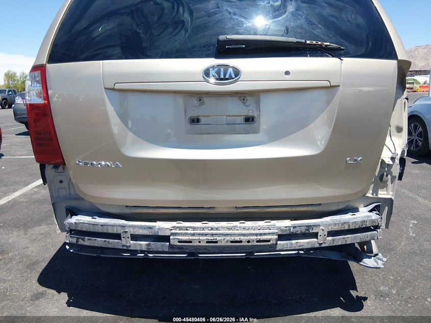 2008 Kia SEDONA VIN KNDMB233986244171 IAAI salvage auction — FRAME DAMAGE, Salvage (Nevada), sold $275 on 2026-07-12 (photo 6)