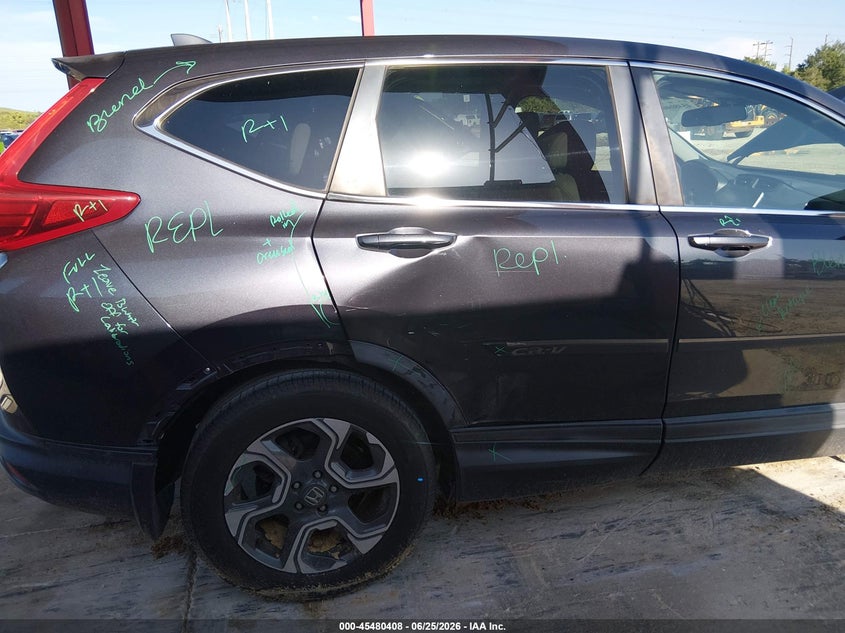 2018 Honda Cr-v VIN 7FARW1H85JE056271 IAAI salvage auction — SIDE, Rebuildable (Florida), sold $4,550 on 2026-07-10 (photo 6)