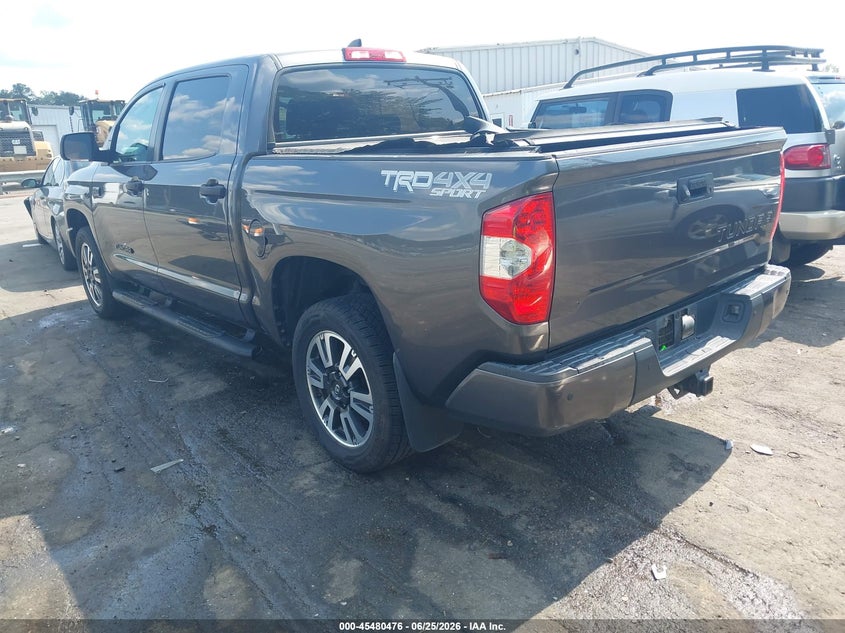 2020 Toyota Tundra VIN 5TFDY5F17LX907119 IAAI salvage auction — REAR END, Salvage (North Carolina), sold $16,500 on 2026-07-16 (photo 3)