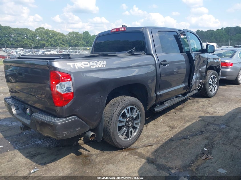2020 Toyota Tundra VIN 5TFDY5F17LX907119 IAAI salvage auction — REAR END, Salvage (North Carolina), sold $16,500 on 2026-07-16 (photo 4)