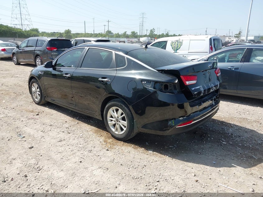 2016 Kia Optima VIN 5XXGT4L30GG031597 IAAI salvage auction — REAR END, Salvage (Ohio), sold $1,350 on 2026-07-10 (photo 3)