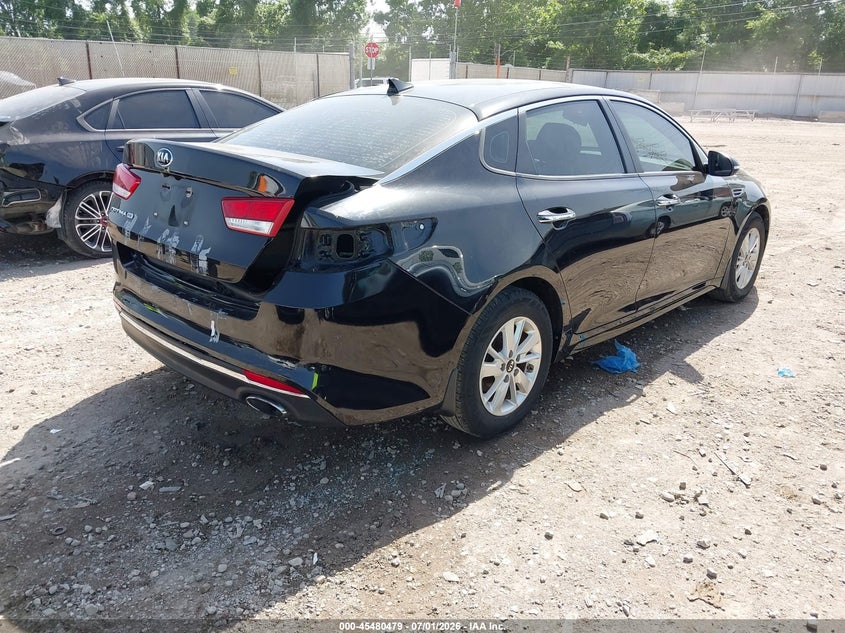 2016 Kia Optima VIN 5XXGT4L30GG031597 IAAI salvage auction — REAR END, Salvage (Ohio), sold $1,350 on 2026-07-10 (photo 4)