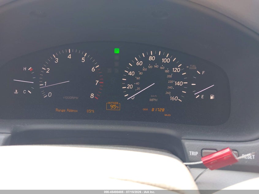 2005 Lexus Ls 430 VIN JTHBN36F350178790 IAAI salvage auction — NORMAL WEAR, Original (Ohio), sold $7,900 on 2026-07-30 (photo 7)