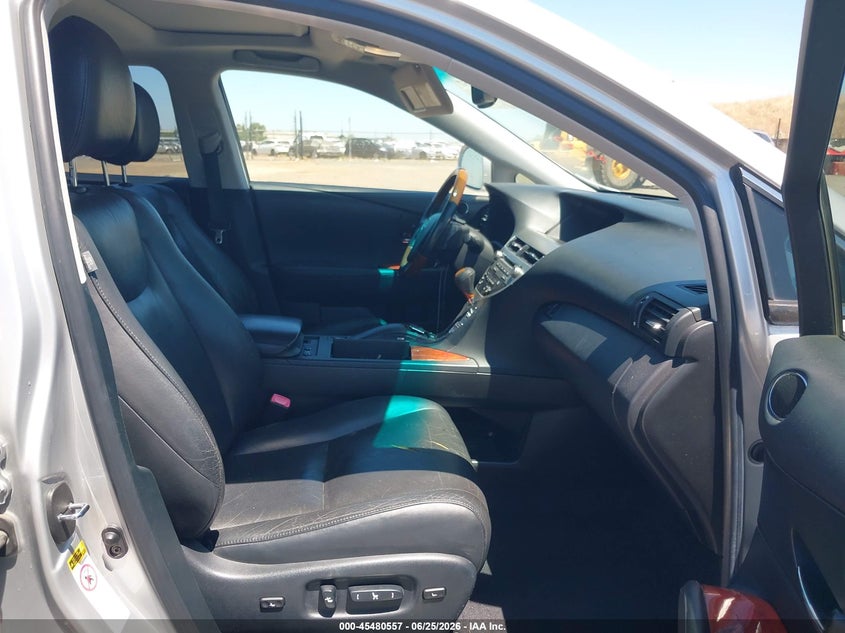 2010 Lexus Rx VIN JTJZK1BA7A2407457 IAAI salvage auction — RIGHT FRONT, Salvage (California), sold $3,700 on 2026-08-02 (photo 5)