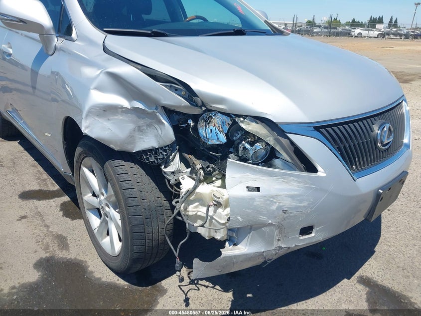 2010 Lexus Rx VIN JTJZK1BA7A2407457 IAAI salvage auction — RIGHT FRONT, Salvage (California), sold $3,700 on 2026-08-02 (photo 6)