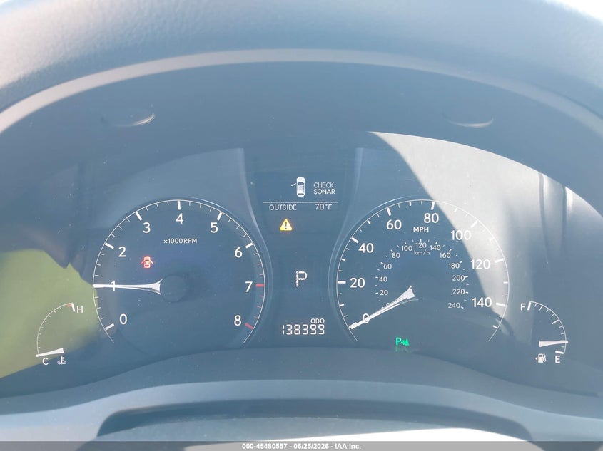 2010 Lexus Rx VIN JTJZK1BA7A2407457 IAAI salvage auction — RIGHT FRONT, Salvage (California), sold $3,700 on 2026-08-02 (photo 7)