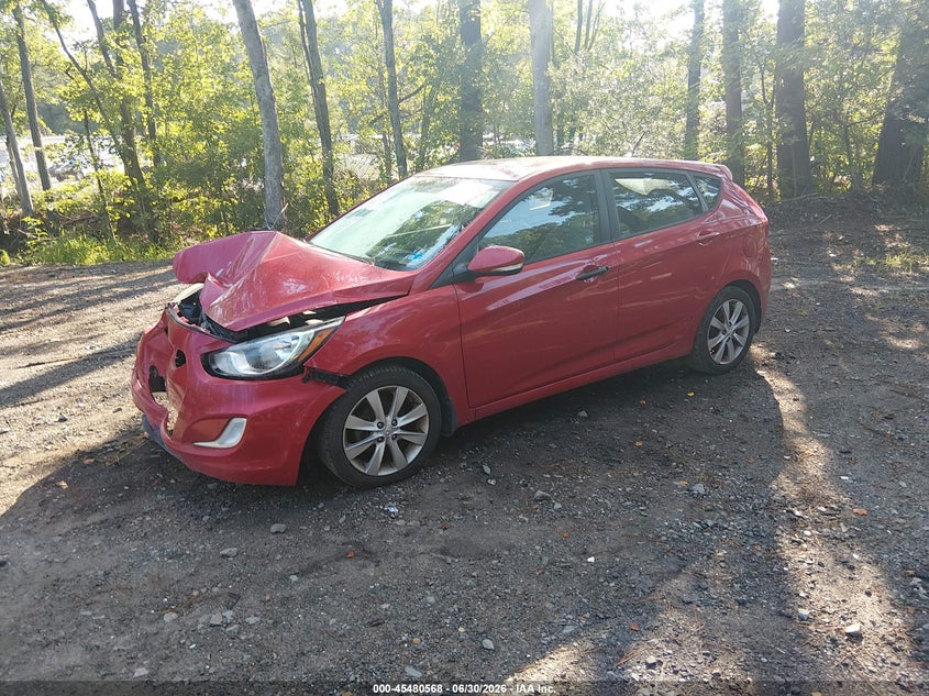 2013 Hyundai Accent VIN KMHCU5AE4DU104042 IAAI salvage auction — FRONT END, Clear (Virginia), sold $25 on 2026-07-28 (photo 2)