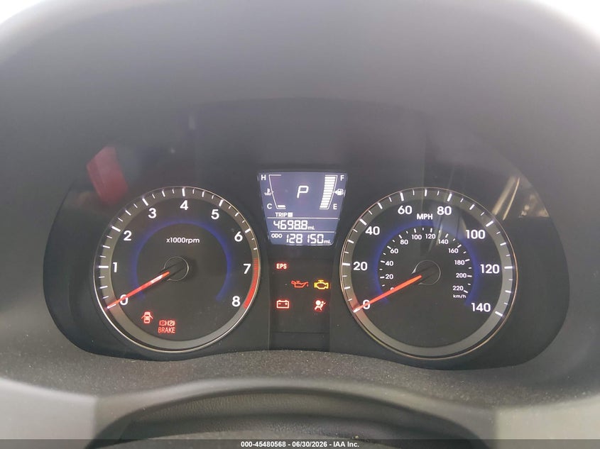 2013 Hyundai Accent VIN KMHCU5AE4DU104042 IAAI salvage auction — FRONT END, Clear (Virginia), sold $25 on 2026-07-28 (photo 7)