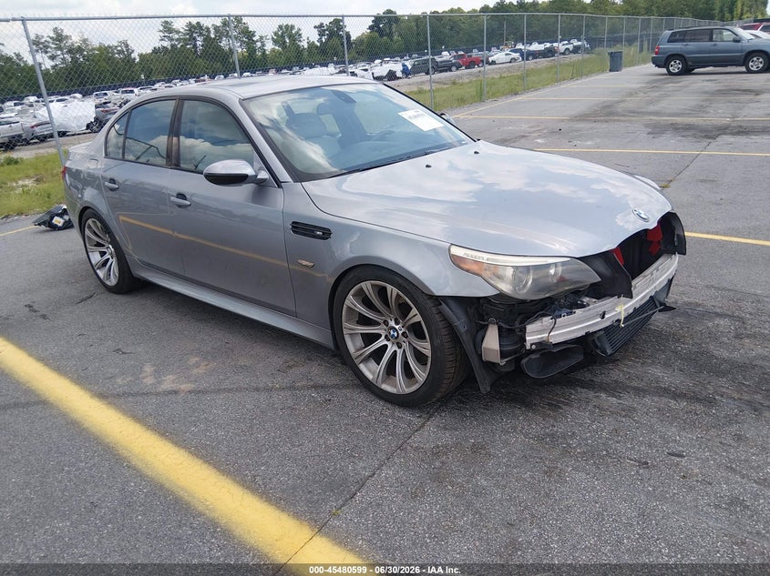 2006 BMW M5 VIN WBSNB93536B582712 IAAI salvage auction — SIDE, Salvage (Idaho), sold $7,500 on 2026-07-22 (photo 1)