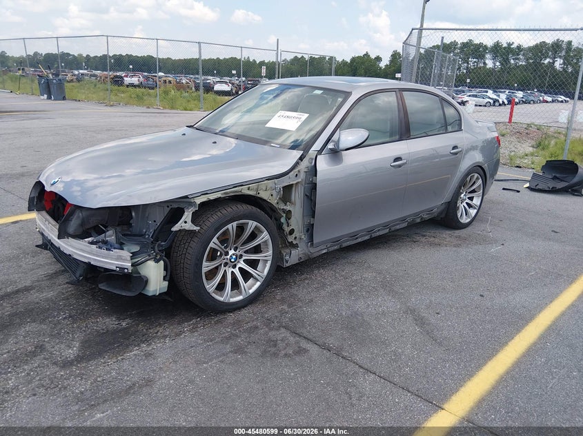 2006 BMW M5 VIN WBSNB93536B582712 IAAI salvage auction — SIDE, Salvage (Idaho), sold $7,500 on 2026-07-22 (photo 2)