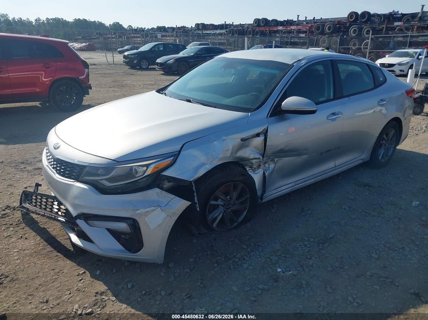 2019 Kia Optima VIN 5XXGT4L32KG318822 IAAI salvage auction — LEFT FRONT, Salvage (Georgia), sold $25 on 2026-07-24 (photo 2)