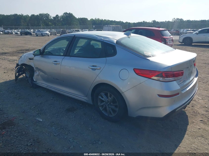 2019 Kia Optima VIN 5XXGT4L32KG318822 IAAI salvage auction — LEFT FRONT, Salvage (Georgia), sold $25 on 2026-07-24 (photo 3)