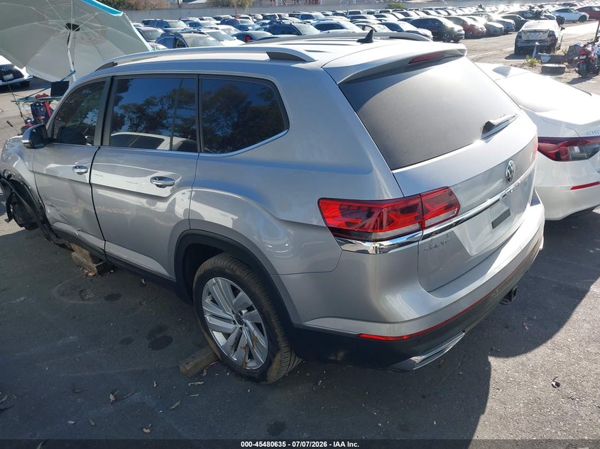 2021 Volkswagen Atlas VIN 1V2ER2CA6MC580014 IAAI salvage auction — SIDE, Salvage Certificate (California), sold $4,050 on 2026-07-29 (photo 3)