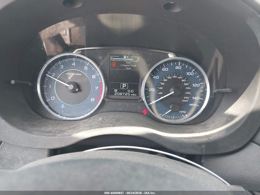 2016 Subaru VIN JF2GPAKCXG8224560 IAAI salvage auction — NORMAL WEAR, Original (Texas), sold $1,725 on 2026-07-29 (photo 7)
