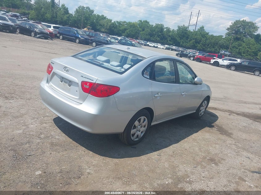 2008 Hyundai Elantra VIN KMHDU46D78U530764 IAAI salvage auction — FRONT END, Salvage (Pennsylvania), sold $375 on 2026-07-10 (photo 4)