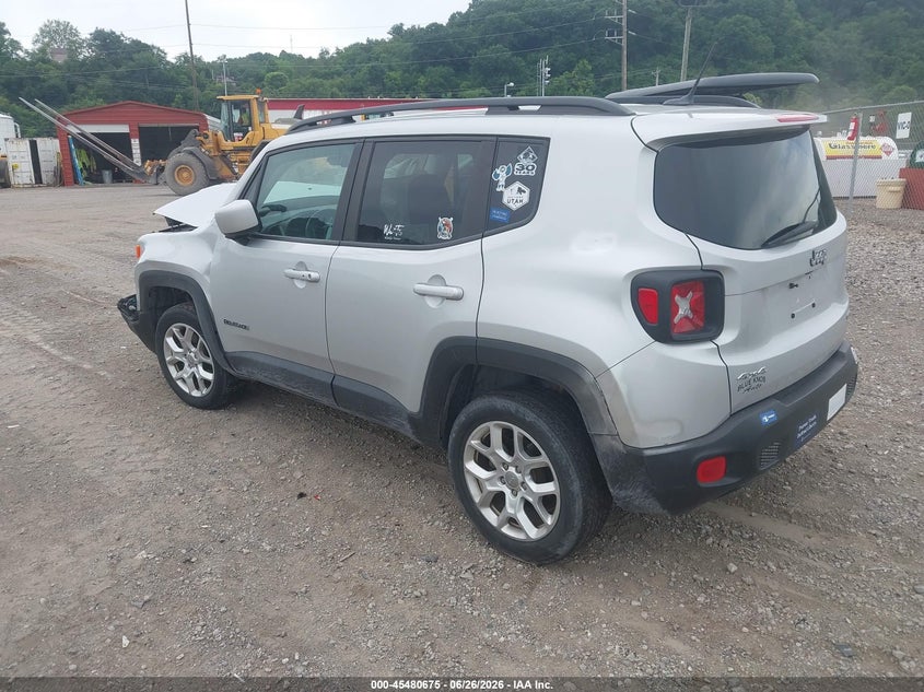 2017 Jeep Renegade VIN ZACCJBBB6HPE94682 IAAI salvage auction — FRONT END, Salvage (Pennsylvania), sold $400 on 2026-08-04 (photo 3)