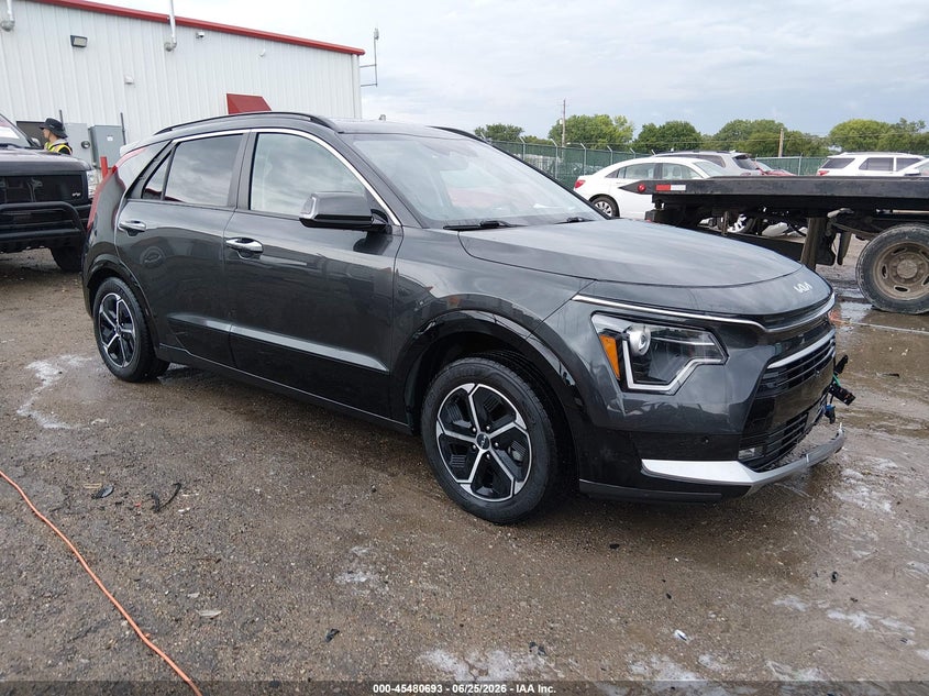 2023 Kia Niro VIN KNDCT3LE5P5035448 IAAI salvage auction — FRONT END, Salvage (Kansas), sold $6,300 on 2026-07-19 (photo 1)