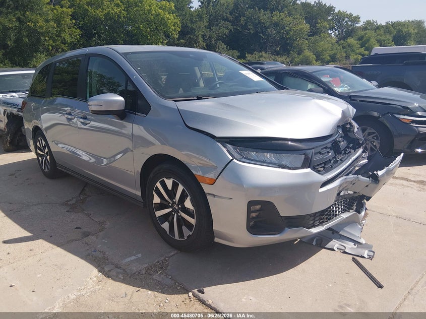 2025 Honda Odyssey VIN 5FNRL6H60SB085257 IAAI salvage auction — FRONT END, Enterprise Vehicles Clear Only (Minnesota), sold $13,200 on 2026-07-29 (photo 1)