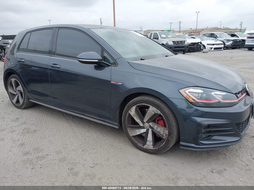 2019 Volkswagen Golf gti VIN 3VW6T7AU7KM036583 IAAI salvage auction — UNDERCARRIAGE, Salvage Certificate (California), sold $3,100 on 2026-07-29 (photo 1)