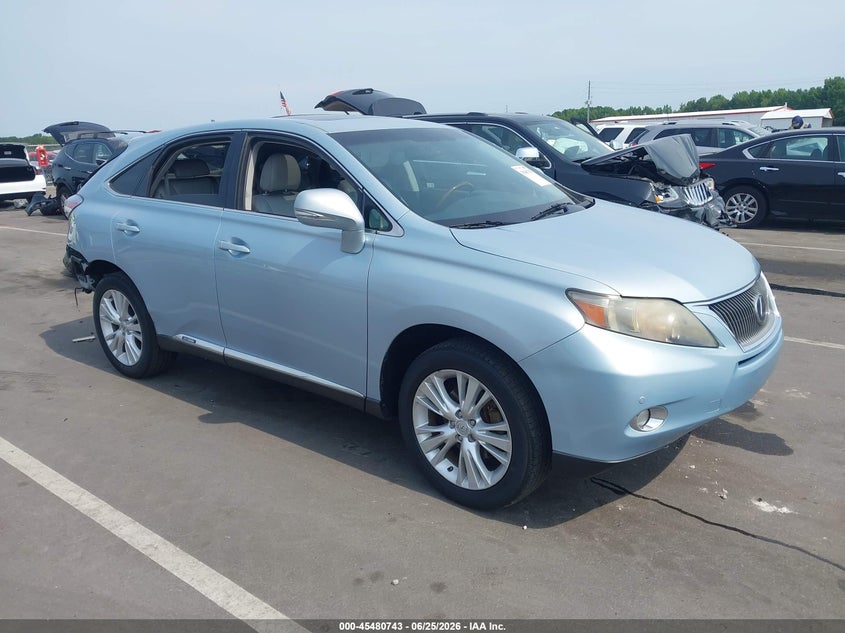 2010 Lexus Rx 450h VIN JTJZB1BAXA2004282 IAAI salvage auction — REAR END, Salvage (North Carolina), sold $2,300 on 2026-07-29 (photo 1)