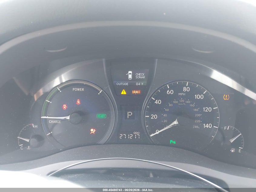 2010 Lexus Rx 450h VIN JTJZB1BAXA2004282 IAAI salvage auction — REAR END, Salvage (North Carolina), sold $2,300 on 2026-07-29 (photo 7)