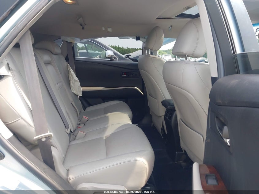 2010 Lexus Rx 450h VIN JTJZB1BAXA2004282 IAAI salvage auction — REAR END, Salvage (North Carolina), sold $2,300 on 2026-07-29 (photo 8)