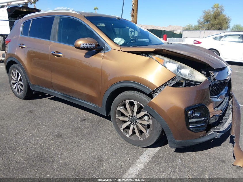 2017 Kia Sportage VIN KNDPN3AC4H7267476 IAAI salvage auction — FRONT END, Salvage (Nevada), sold $2,500 on 2026-07-10 (photo 1)