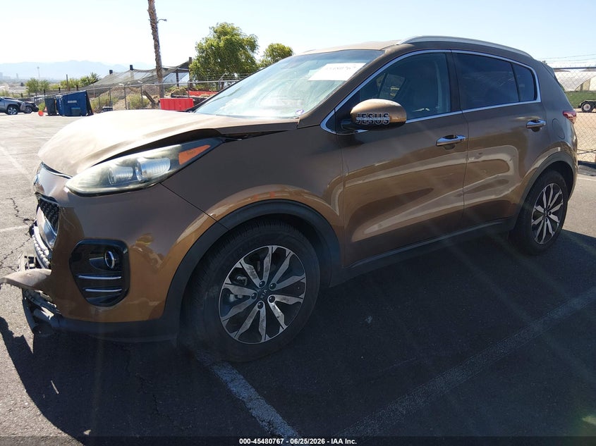 2017 Kia Sportage VIN KNDPN3AC4H7267476 IAAI salvage auction — FRONT END, Salvage (Nevada), sold $2,500 on 2026-07-10 (photo 2)