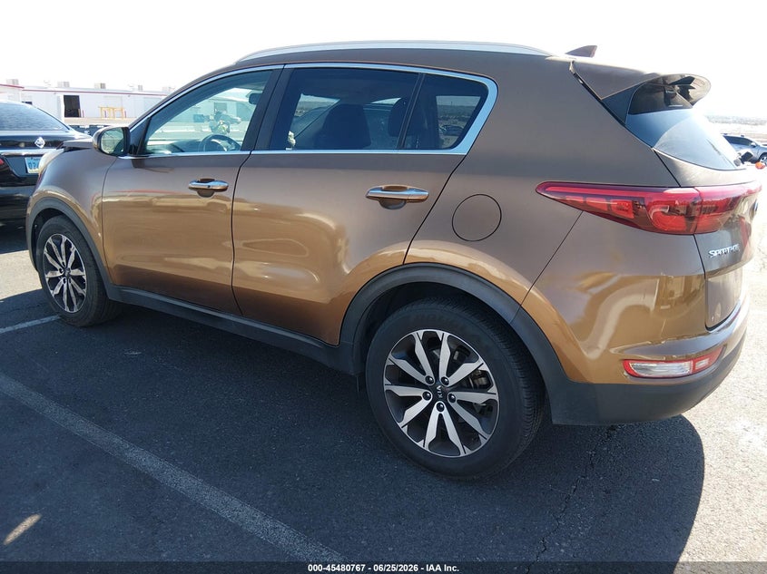 2017 Kia Sportage VIN KNDPN3AC4H7267476 IAAI salvage auction — FRONT END, Salvage (Nevada), sold $2,500 on 2026-07-10 (photo 3)