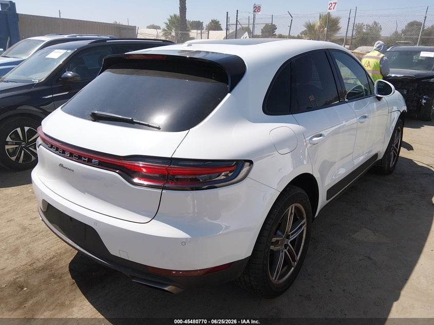 2021 Porsche Macan VIN WP1AA2A55MLB13744 IAAI salvage auction — FRONT END, Salvage Title, sold $16,000 on 2026-07-29 (photo 4)