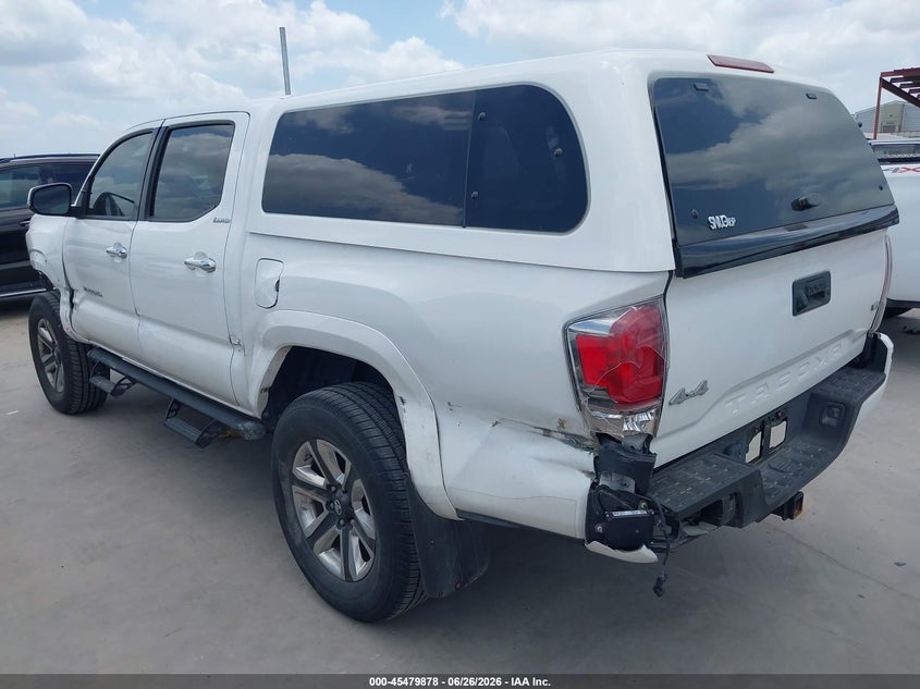 2017 Toyota Tacoma VIN 5TFGZ5AN3HX090744 IAAI salvage auction — LEFT SIDE, Original (Texas), sold $8,800 on 2026-07-29 (photo 3)