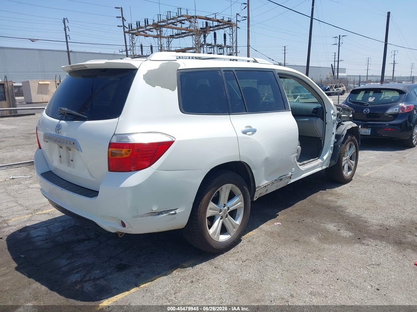 2010 Toyota Highlander VIN 5TDYK3EH3AS004779 IAAI salvage auction — RIGHT FRONT, Salvage (California), sold $900 on 2026-07-14 (photo 4)