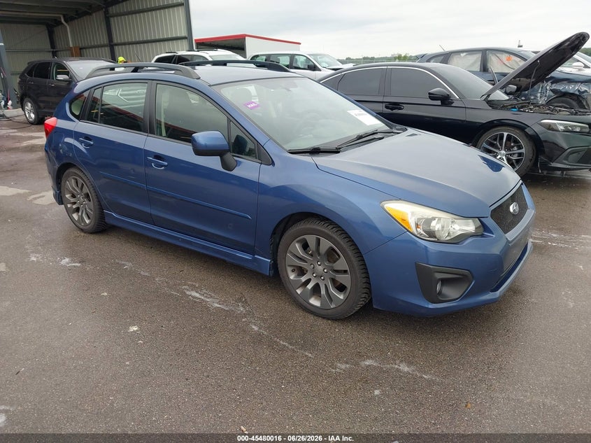 2012 Subaru Impreza VIN JF1GPAL64CH221743 IAAI salvage auction — LEFT REAR, Certificate Of Title (Nebraska), sold $2,150 on 2026-07-30 (photo 1)