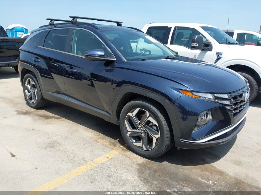 2022 Hyundai Tucson VIN KM8JFCA17NU040955 IAAI salvage auction — WATER/FLOOD, Salvage (Texas), sold $2,250 on 2026-07-16 (photo 1)