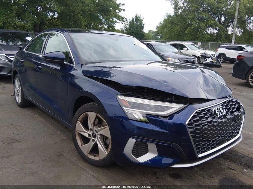 2024 Audi A3 VIN WAUGUDGY8RA059761 — IAAI salvage auction photo