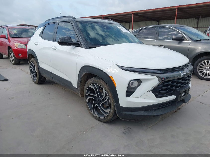 2024 Chevrolet Trailblazer VIN KL79MUSL4RB132266 IAAI salvage auction — LEFT FRONT, Salvage (Texas), sold $7,200 on 2026-08-01 (photo 1)