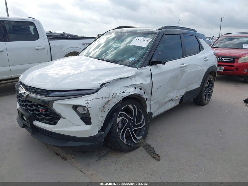 2024 Chevrolet Trailblazer VIN KL79MUSL4RB132266 IAAI salvage auction — LEFT FRONT, Salvage (Texas), sold $7,200 on 2026-08-01 (photo 2)