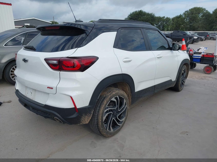 2024 Chevrolet Trailblazer VIN KL79MUSL4RB132266 IAAI salvage auction — LEFT FRONT, Salvage (Texas), sold $7,200 on 2026-08-01 (photo 4)