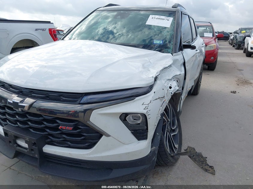 2024 Chevrolet Trailblazer VIN KL79MUSL4RB132266 IAAI salvage auction — LEFT FRONT, Salvage (Texas), sold $7,200 on 2026-08-01 (photo 6)