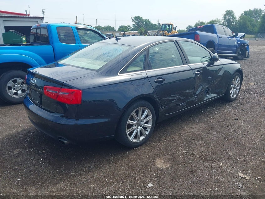 2013 Audi A6 VIN WAUGFAFC5DN088912 IAAI salvage auction — RIGHT SIDE, Salvage (Ohio), sold $1,550 on 2026-07-23 (photo 4)