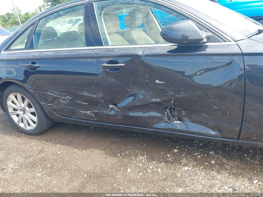 2013 Audi A6 VIN WAUGFAFC5DN088912 IAAI salvage auction — RIGHT SIDE, Salvage (Ohio), sold $1,550 on 2026-07-23 (photo 6)