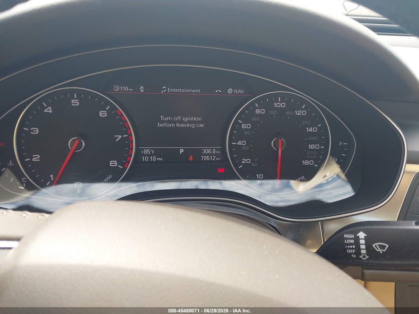 2013 Audi A6 VIN WAUGFAFC5DN088912 IAAI salvage auction — RIGHT SIDE, Salvage (Ohio), sold $1,550 on 2026-07-23 (photo 7)
