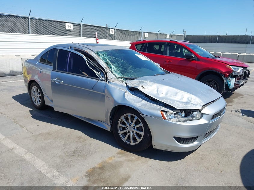 2012 Mitsubishi Lancer VIN JA32U2FU5CU015964 IAAI salvage auction — FRONT END, Salvage (California), sold $600 on 2026-07-08 (photo 1)