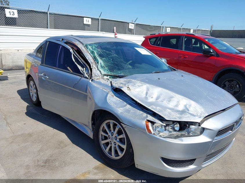 2012 Mitsubishi Lancer VIN JA32U2FU5CU015964 IAAI salvage auction — FRONT END, Salvage (California), sold $600 on 2026-07-08 (photo 6)